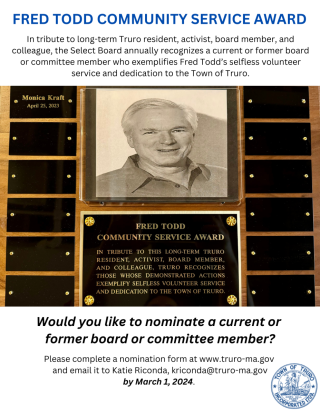 Fred Todd Community Service Award