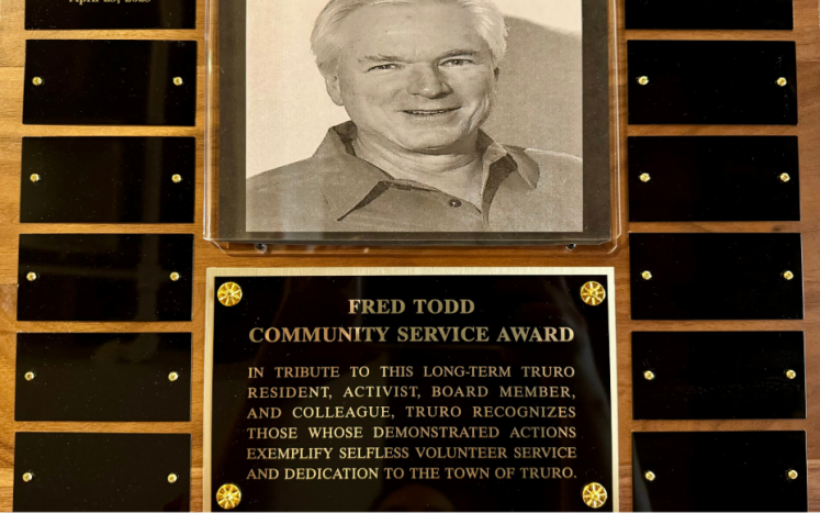 Fred Todd Community Service Award Fred Todd Community Service Award