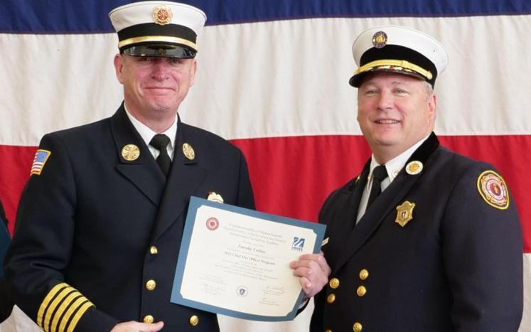 chief collins MFA graduation